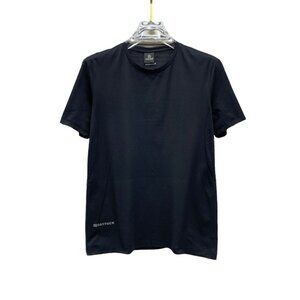 Simple Black Quick-Drying Round Neck Short-Sleeved T-Shirt Kolon Sport